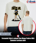 Fernando Tatís Jr. player San Diego Padres MLB Summer cartoon shirt