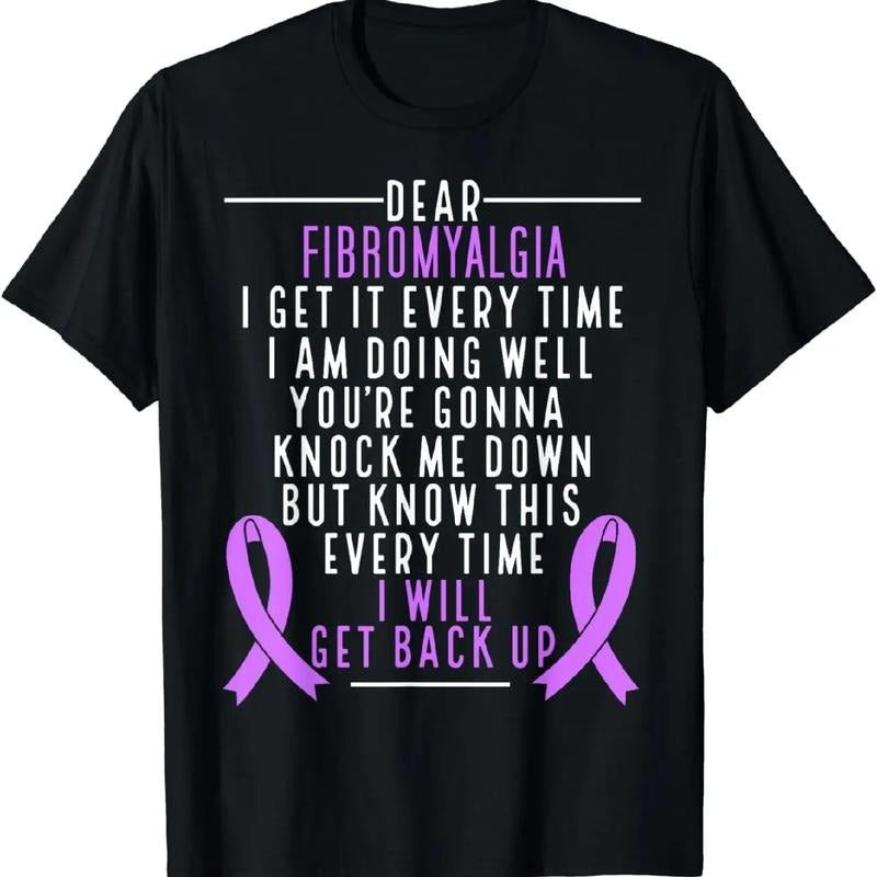Fibromyalgia Recovery T-Shirt With Positive Message Hoodie, Sweatshirt | HypeDripTees.com