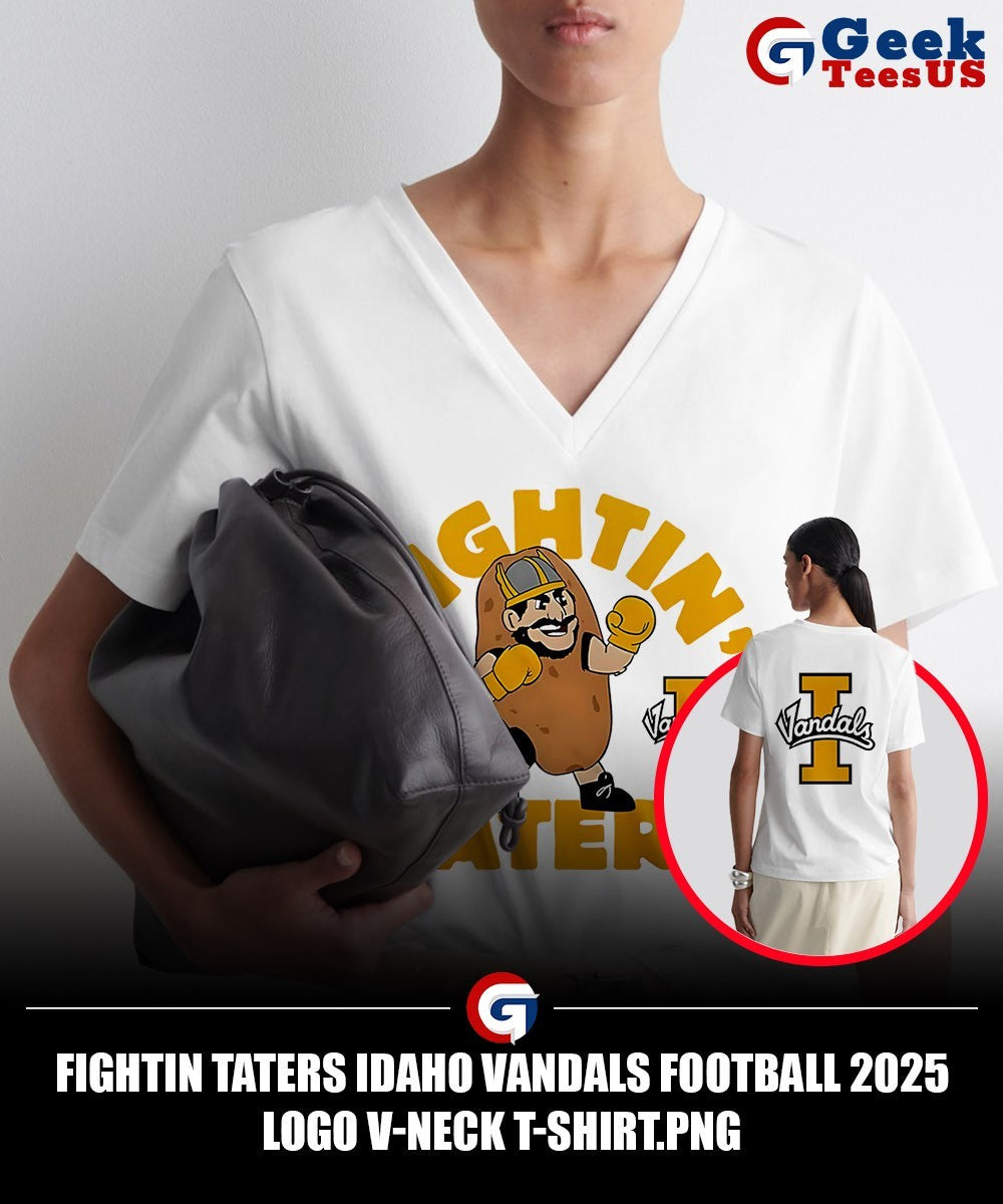 Fightin Taters Idaho Vandals Football 2025 logo shirt