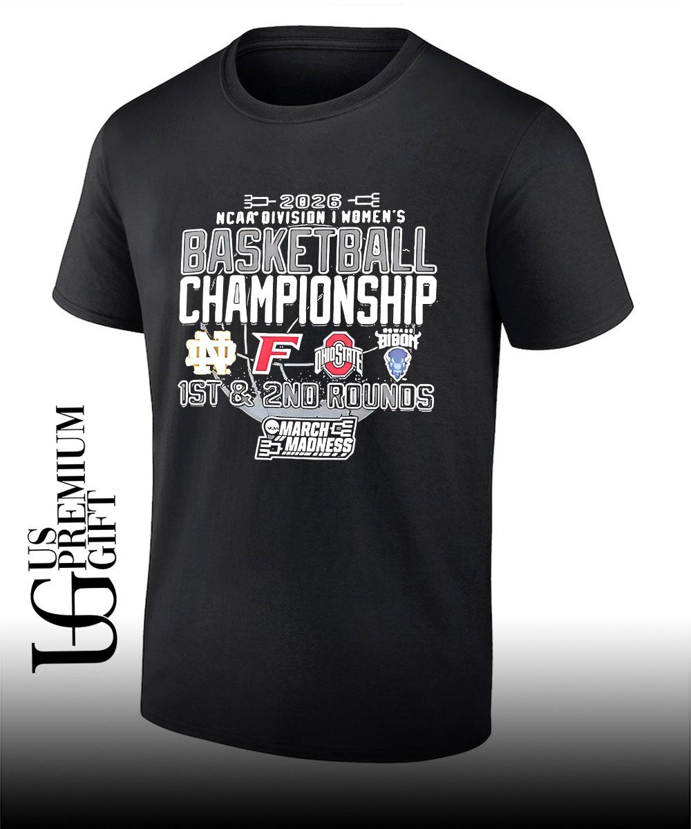 Fighting Irish Ohio State Bison Women’s Basketball Championship 2026 NCAA Division March Madness shirt