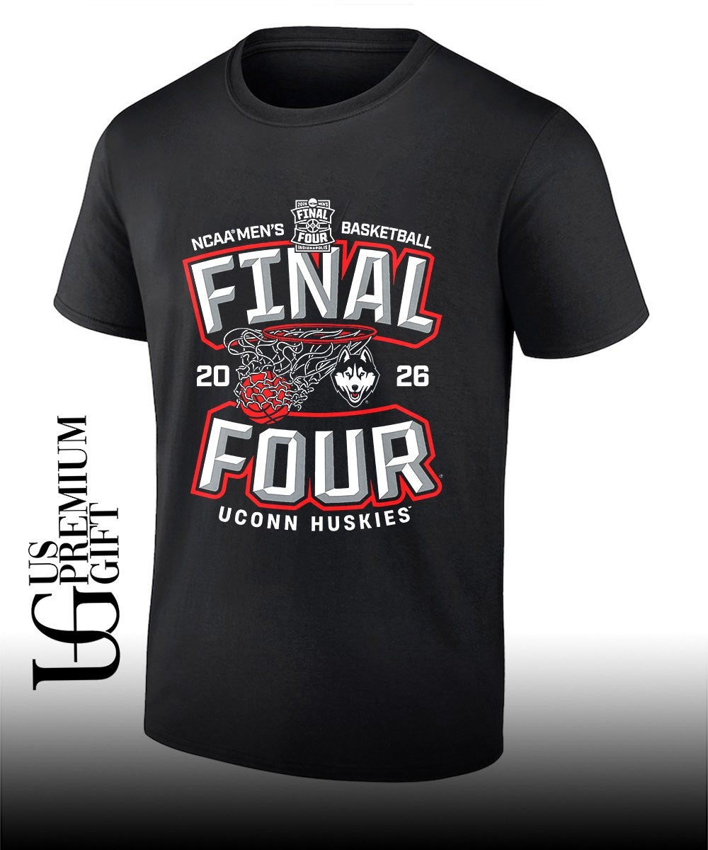 Final Four UConn Huskies men’s basketball Nets NCAA 2026 shirt