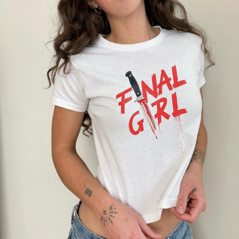 Final Girl Baby Tee Horror Movie Shirt, Halloween Baby Tee, Slasher Movie Tee, Halloween Gift, Horror Apparel, Gift For...