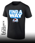 Find A Way Colorado Avalanche hockey shirt