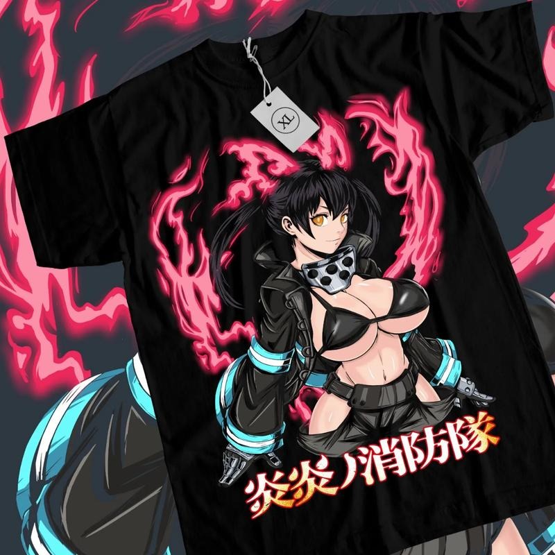 Fire Force Anime T-Shirt & Sweatshirt, Tamaki Kawai Waifu Girl Graphic Tee, Anime Manga Lover Gifts Hoodie | HypeDripTees.com