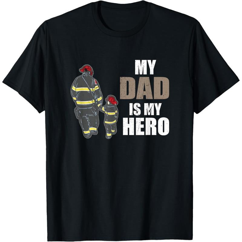 Fire brigade Mein Papa ist mein Held My Dad is my Hero T-Shirt Hoodie, Sweatshirt | HypeDripTees.com