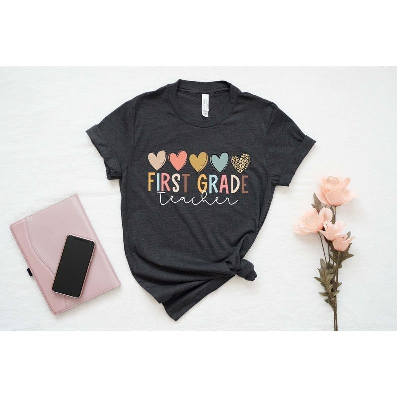 First Grade Teacher Shirt, 1st Grade Teacher Shirt, First Day of School Shirt, Back To School Shirt, First Grade Shirts,...
