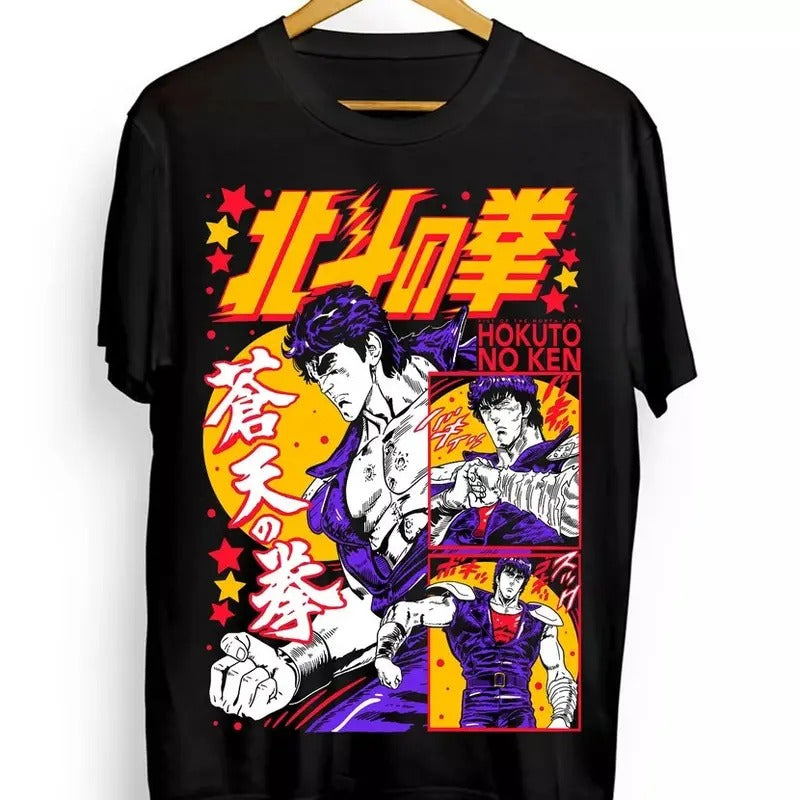 Fist of the North Star Manga Anime TShirt Tee, Hokuto No Ken T-shirt, Anime Manga shirt Hoodie, Sweatshirt | HypeDripTees.com