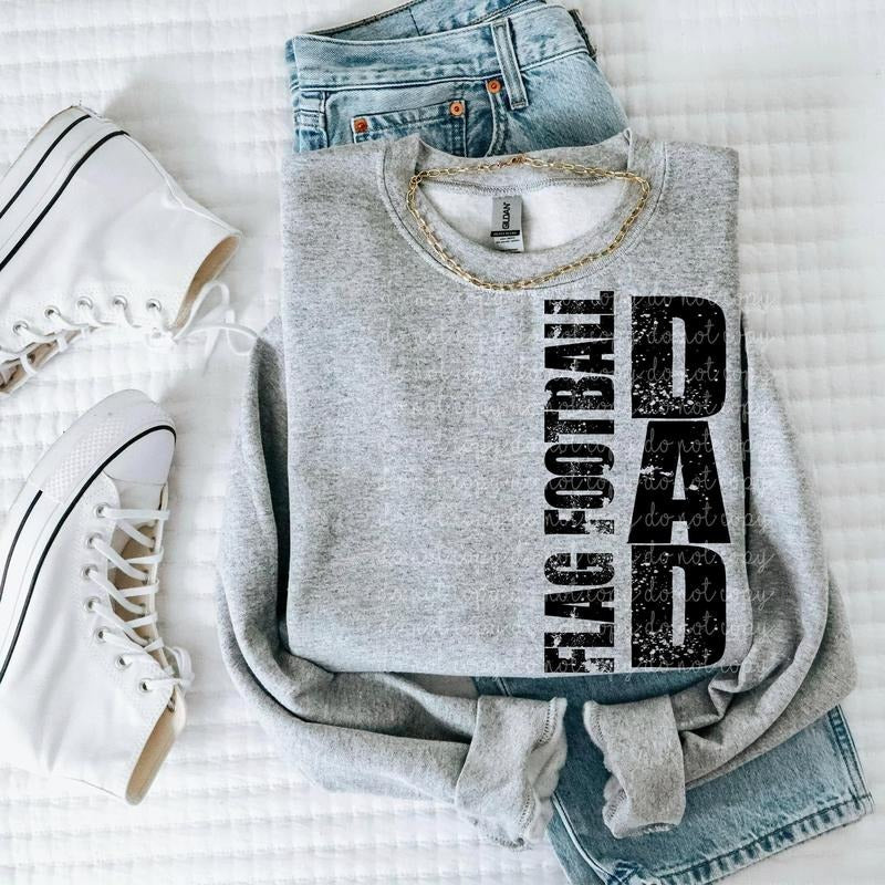 Flag Football Dad DTF Transfers - THIS IS NOT A SHIRT Hoodie, Sweatshirt | HypeDripTees.com