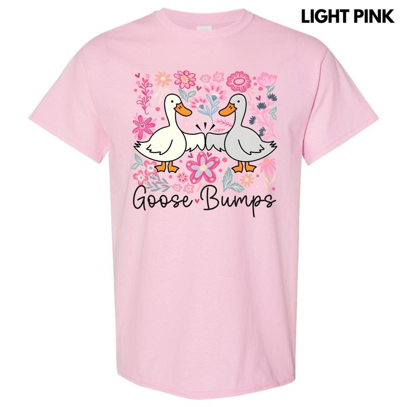 Floral Goose Bumps Gildan Short Sleeve T-Shirt 'NLB' Hoodie, Sweatshirt | HypeDripTees.com