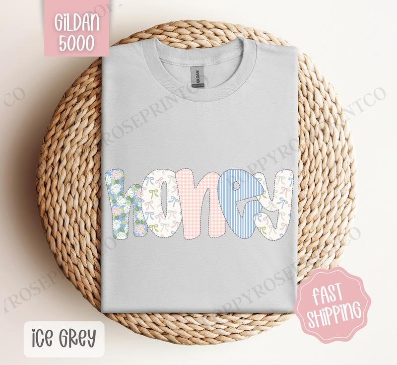 Floral Honey Gildan Shirt Cute Spring Grandma Coquette Honey T-Shirts, Hoodie, Sweatshirt