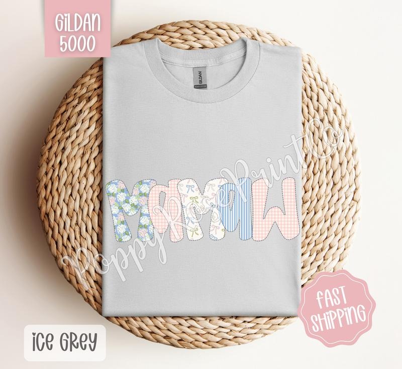 Floral Mamaw Gildan Shirt, Cute Spring Grandma Tshirt, Coquette Flower Tee, Gift for Her Hoodie, Sweatshirt