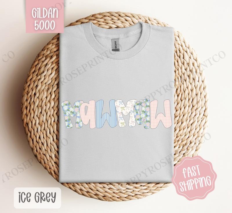 Floral Mawmaw Gildan Shirt, Cute Spring Grandma Tshirt, Coquette Mawmaw Tee Hoodie, Sweatshirt | HypeDripTees.com