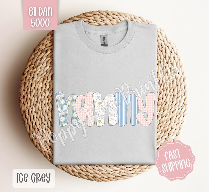 Floral Nanny Gildan Shirt, Cute Spring Grandma Tshirt, Coquette Flower Tee, Gift for Her Hoodie, Sweatshirt