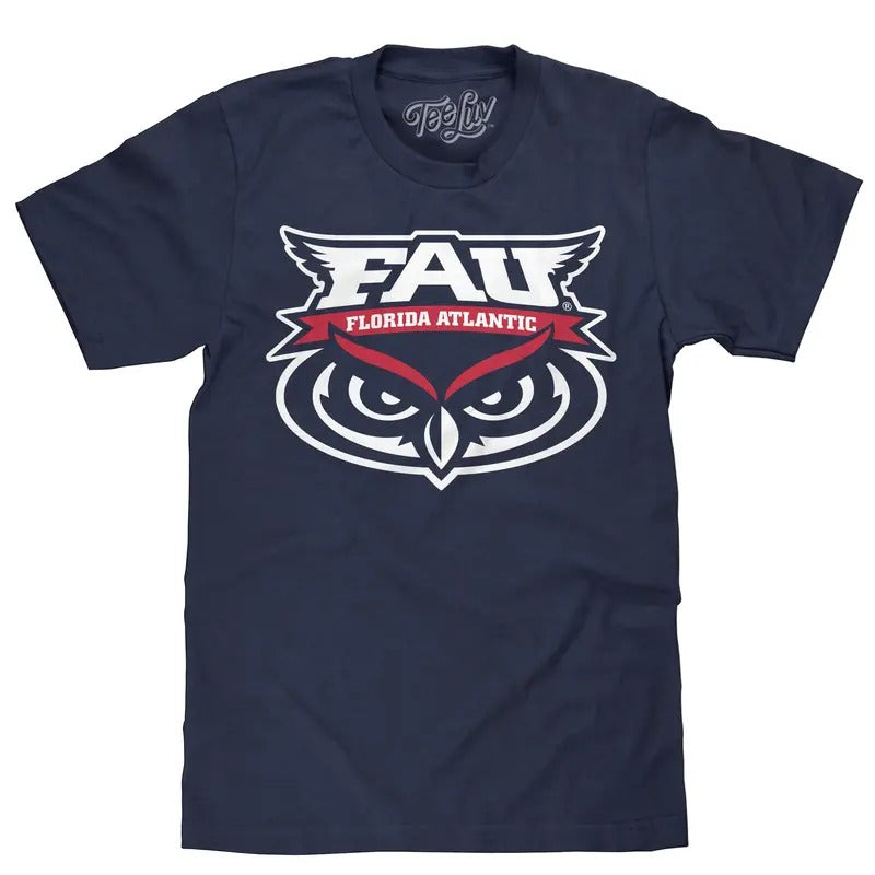 Florida Atlantic University Owls T-Shirt - Navy Blue Hoodie, Sweatshirt | HypeDripTees.com