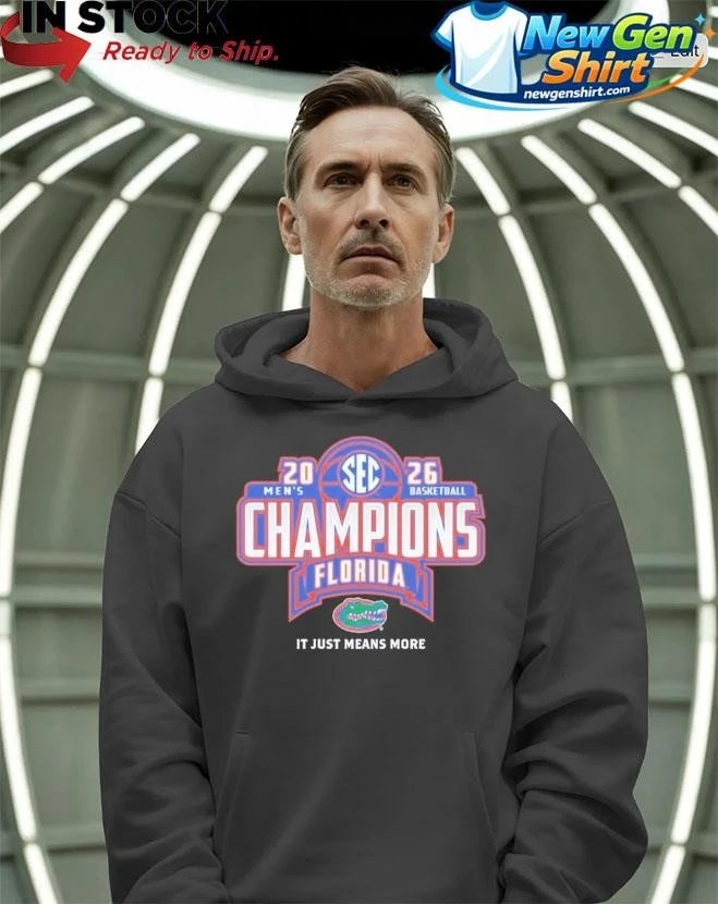 Florida Gators 2026 SEC Men’s Basketball Regular Season Champions Locker Room Shirt