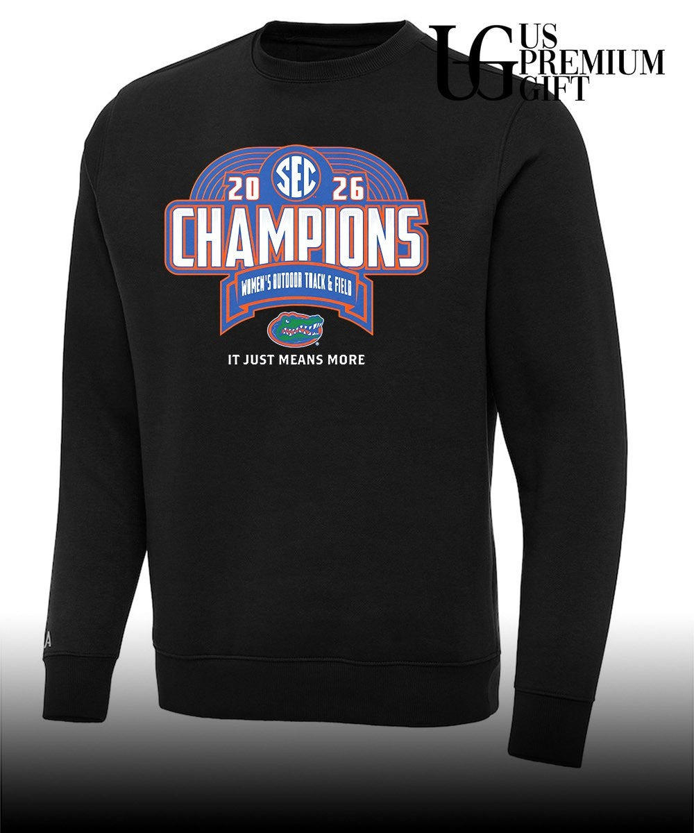 Florida Gators 2026 SEC Women’s Outdoor Track & Field Champions logo shirt