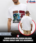 Florida Gators vvs Georgia Bulldogs Football Rivalry Game 2025 Jacksonville mascot shirt