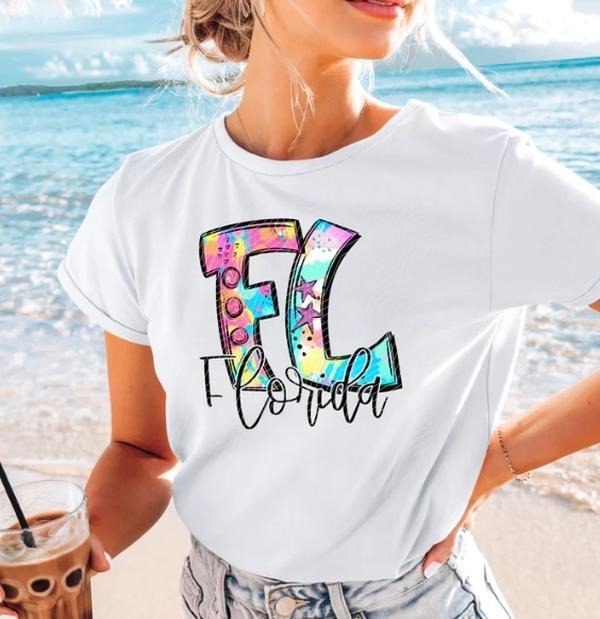 Floridia Neon Splash DTF Transfers - THIS IS NOT A SHIRT Hoodie, Sweatshirt | HypeDripTees.com