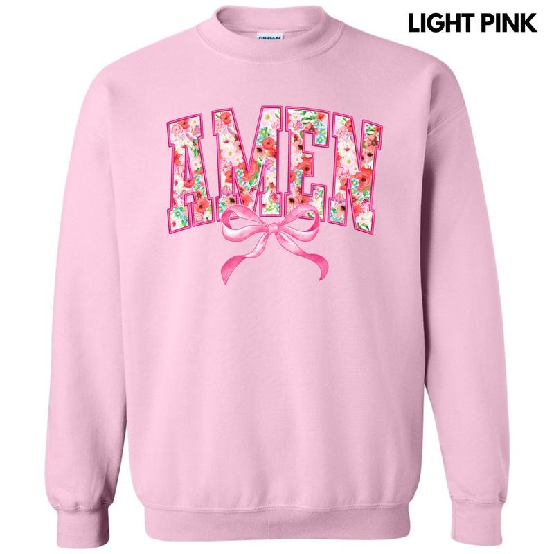 Flower Amen Coquette Sweatshirt 'NLB' T-Shirts, Hoodie | HypeDripTees.com