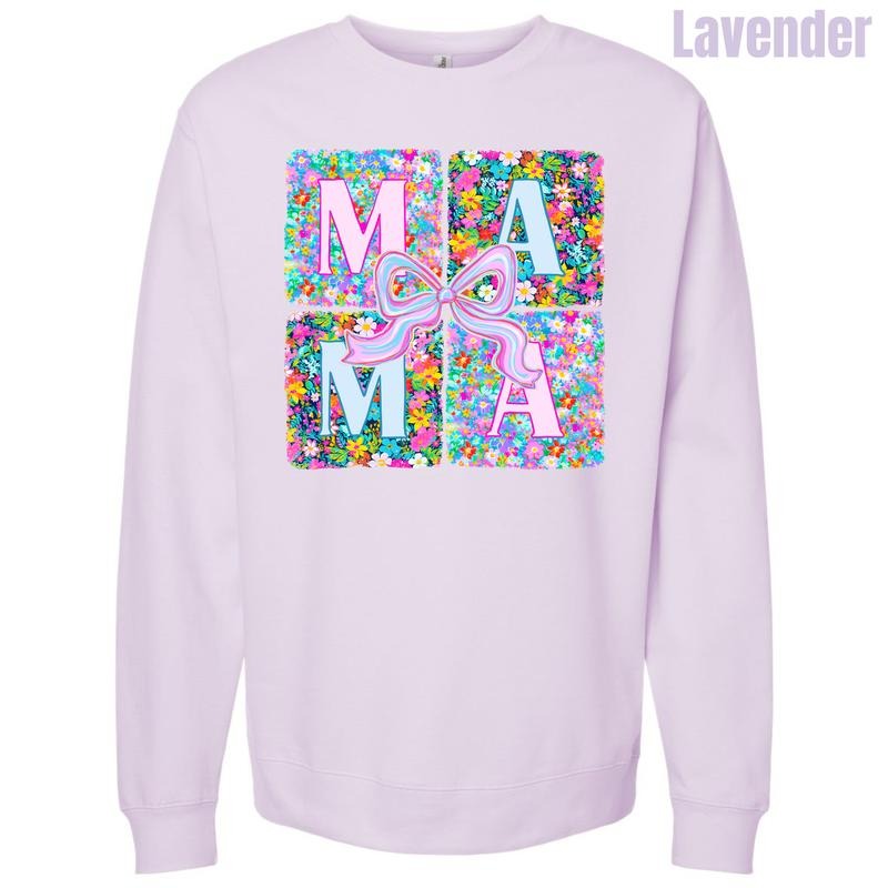 Flower Block Mama Sweatshirt 'NLB' T-Shirts, Hoodie | HypeDripTees.com