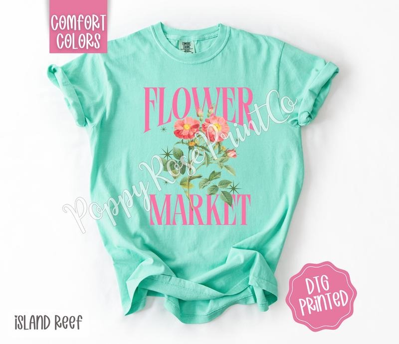 Flower Market Comfort Colors Fruit Summer Shirt Cute Her T-Shirts, Hoodie, Sweatshirt