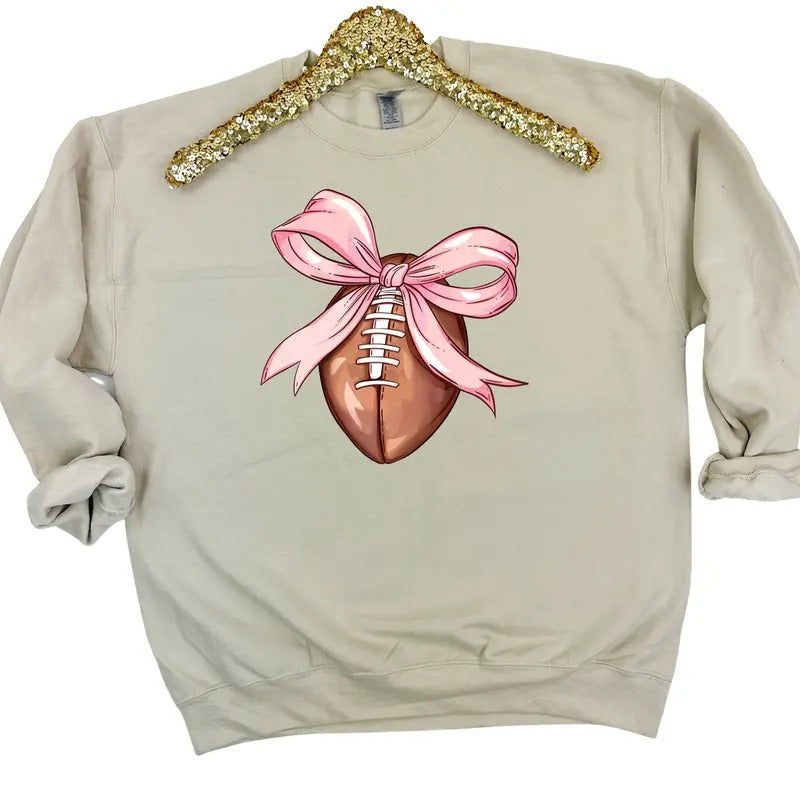 Football Coquette Sweatshirt 'NLB' T-Shirts, Hoodie | HypeDripTees.com