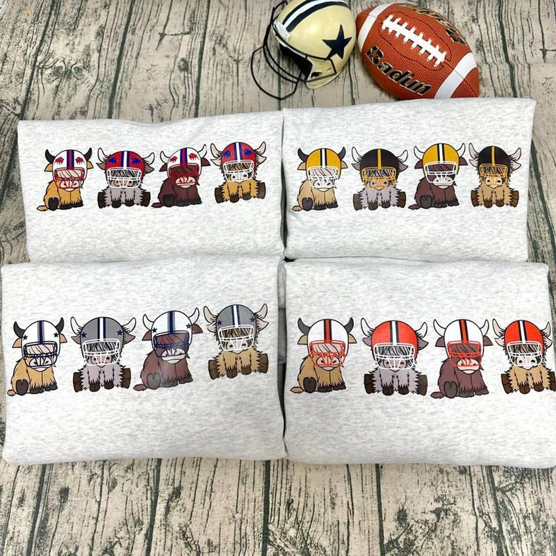 Football Sweatshirt hoodie t-shirtstyle{n002}3 T-Shirts | HypeDripTees.com