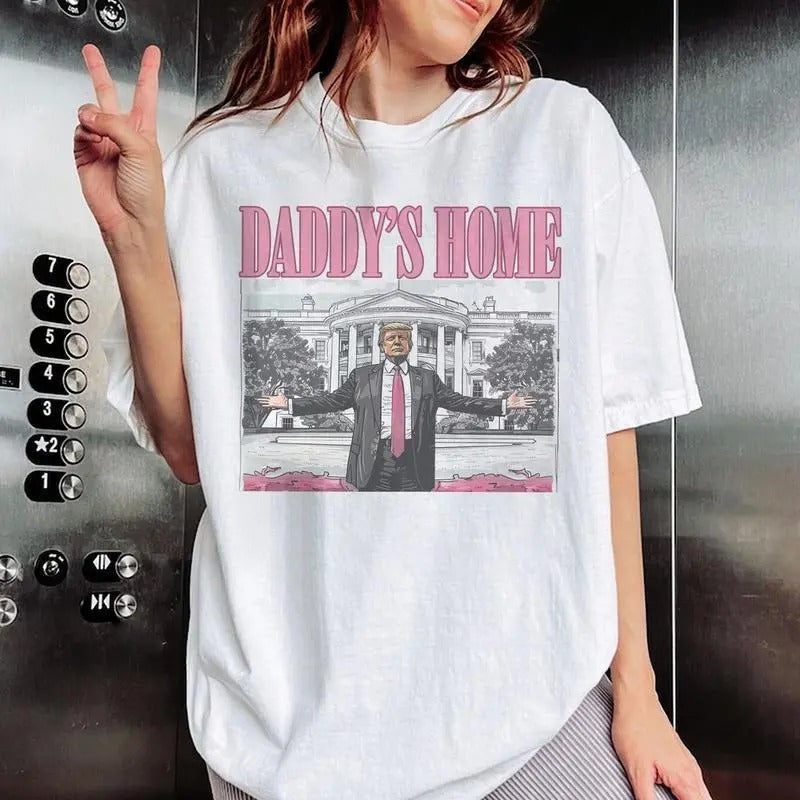 For Women, Daddy's Home shirt, Daddy's Unisex shirt, For Men Hoodie, Sweatshirt | HypeDripTees.com