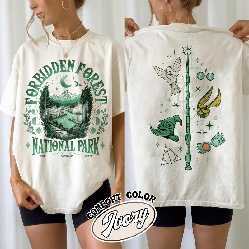 Forbidden Forest National Park Comfort Color Shirt, Forbidden Forest National Park, Forbidden Forest T Shirt, Forbidden...