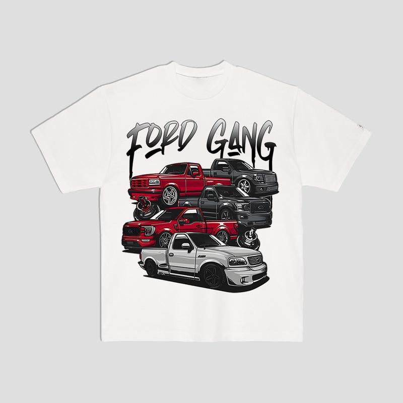 Ford Gang 1-Sided T-Shirt For Men For Women Hoodie, Sweatshirt | HypeDripTees.com