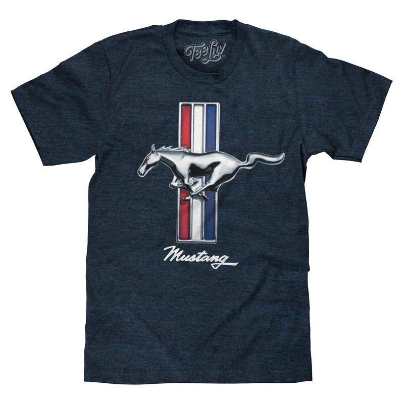 Ford Mustang Logo T-Shirt - Navy Hoodie, Sweatshirt | HypeDripTees.com