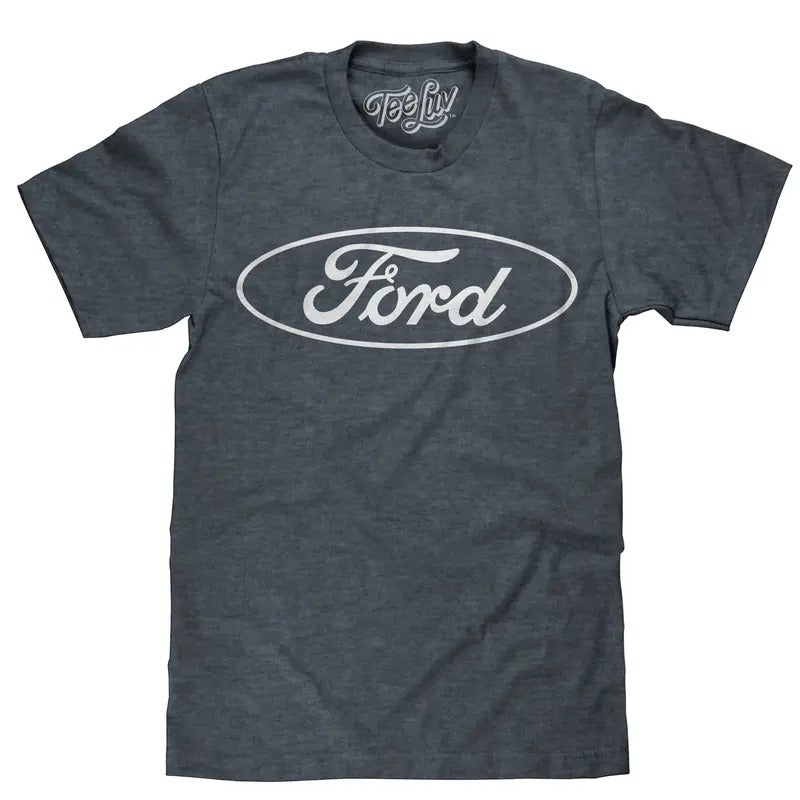 Ford Oval Logo T-Shirt - Indigo graphic tee Hoodie, Sweatshirt | HypeDripTees.com