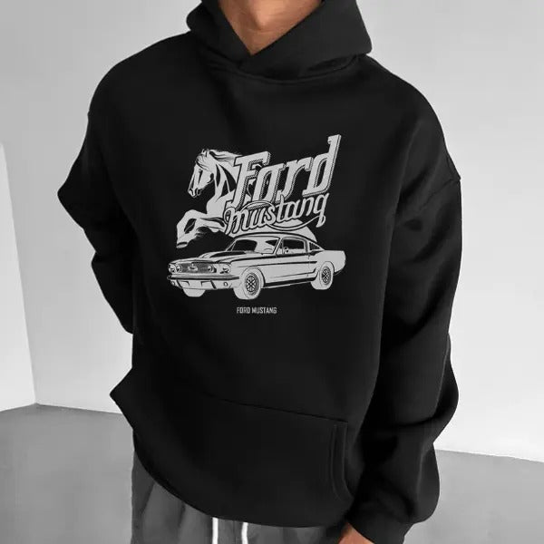 Fordd Mustangg Hoodie, Unisex, Menswear, Street Racing men Shirt, Car Hoodie, Boyfriend Gift graphic hoodies Sweatshirt