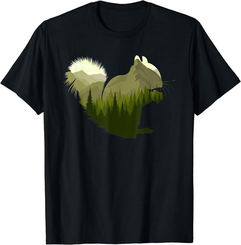 Forest Squirrel T-Shirt | Unisex Cotton Tee, Short Sleeve, Size S-5XL Hoodie, Sweatshirt | HypeDripTees.com