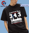 Forever in our hearts New York’s Bravest 343 Firefighters Tribute 9 11 Memorial 24th Anniversary shirt