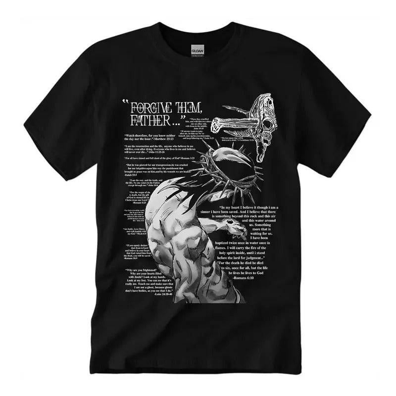 Forgive Them, Father Bible Verses Print T-Shirt Unisex Classic Collar Hoodie, Sweatshirt | HypeDripTees.com