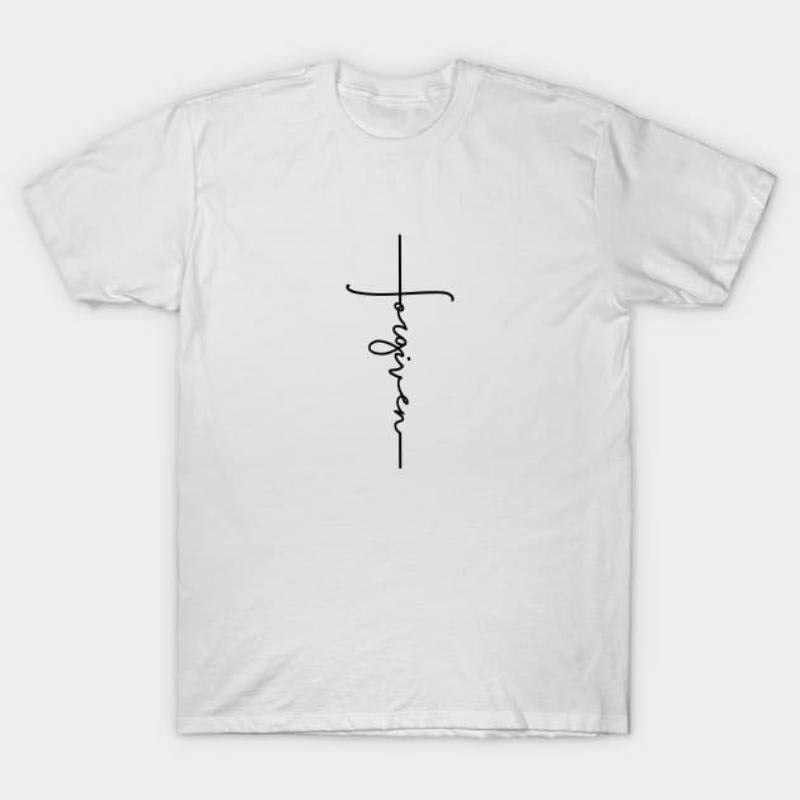 Forgiven Christian Cross T-Shirt Hoodie, Sweatshirt | HypeDripTees.com