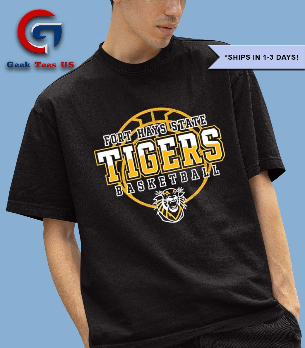 Fort Hays State University Tigers basketball 2025-2026 logo shirt
