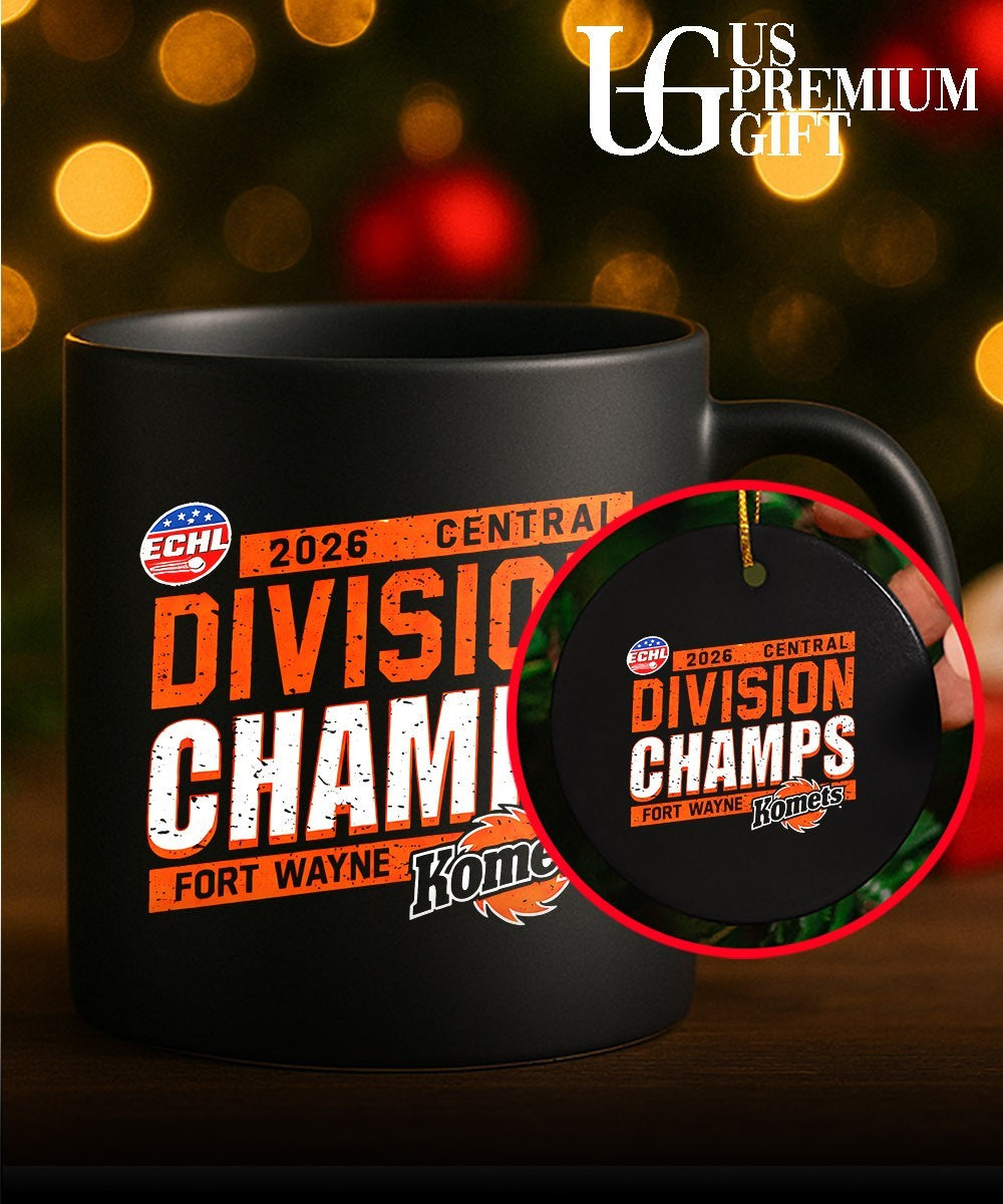 Fort Wayne Komets 2026 Echl Central Division Champions shirt