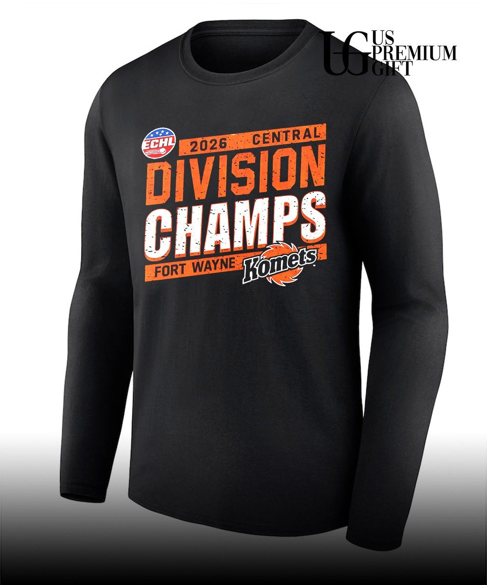 Fort Wayne Komets 2026 Echl Central Division Champions shirt