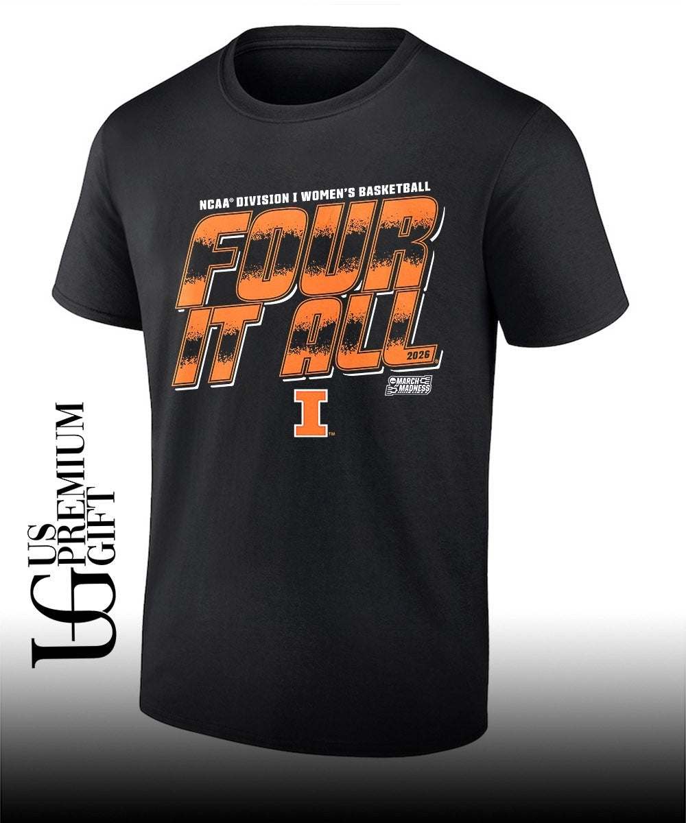 Four It All Illinois Fighting Illini NCAA D1 Women’s basketball shirt
