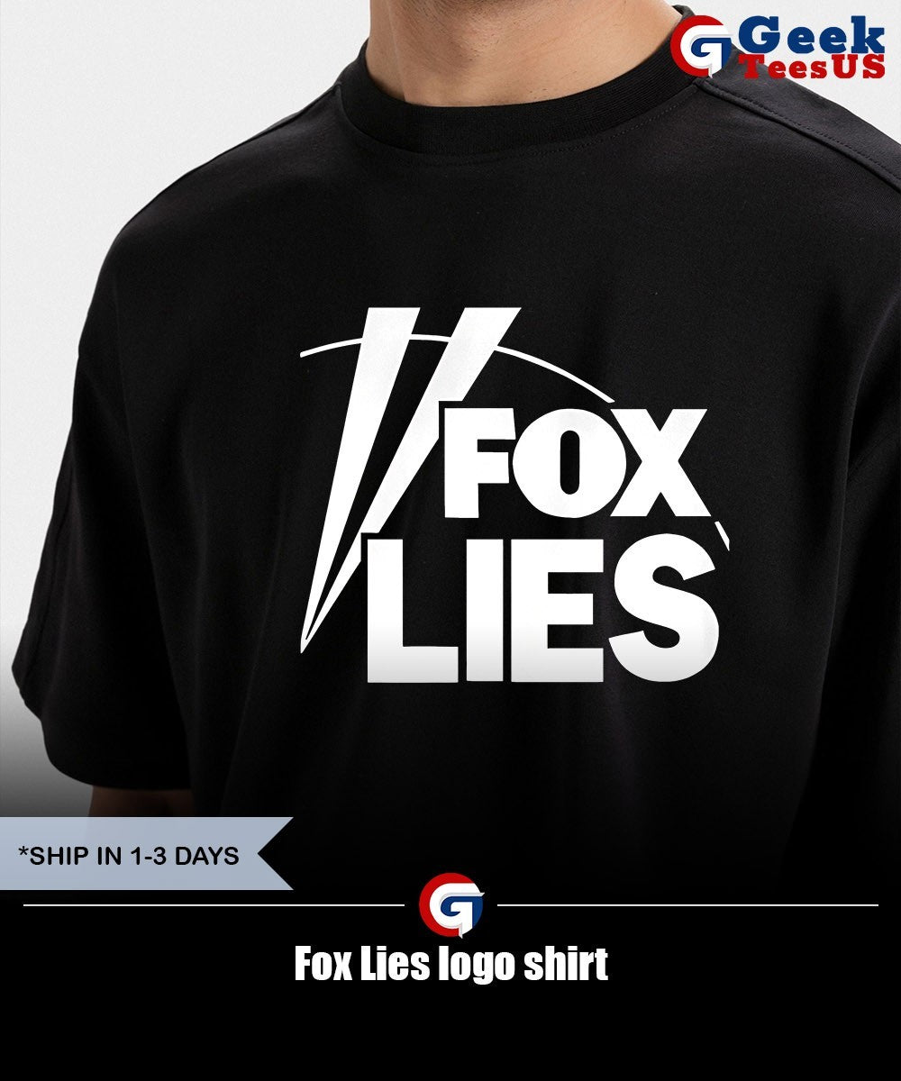 Fox Lies logo shirt