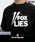 Fox Lies logo shirt