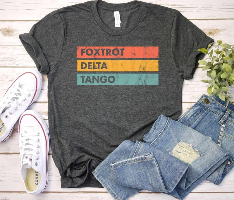 Foxtrot Delta Tango Shirt, Subtle shirt, Foxtrot Delta Tango FDT tee, Anti MAGA Sweatshirt Hoodie | HypeDripTees.com