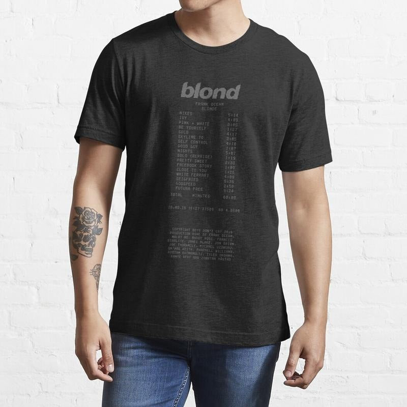 Frank 0cean Blonde Album T-Shirt Premium Merch Store Hoodie, Sweatshirt | HypeDripTees.com