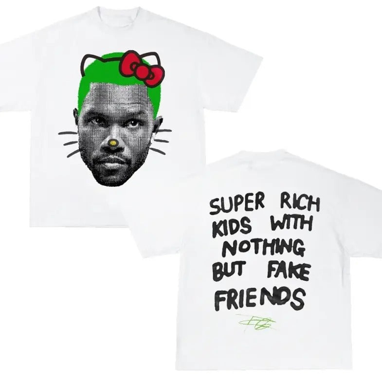 Frank Kitty Green Cute Signature T-Shirt Hoodie, Sweatshirt | HypeDripTees.com