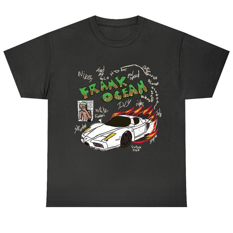 Frank Ocean BLOND ART Short Sleeve Shirt Classic Cotton Menswear Top Hoodie, Sweatshirt | HypeDripTees.com