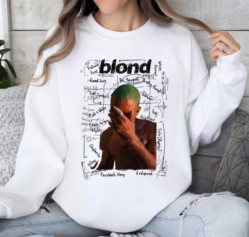 Frank Ocean Blond Album Shirt, Frank Ocean Fan Shirt Hoodie, Sweatshirt | HypeDripTees.com
