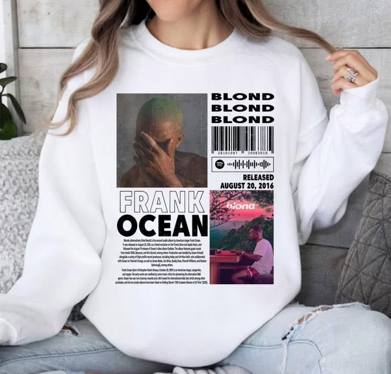 Frank Ocean Blond Sweatshirt, Frank Ocean Shirt Hoodie | HypeDripTees.com