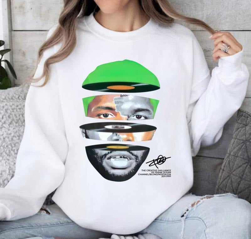 Frank Ocean Face Sweatshirt T-Shirts, Hoodie | HypeDripTees.com